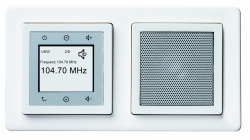 Berker Radio Touch w serii osprzętu Berker Q.1 i Berker Q.3