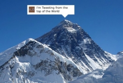Internet 3G na szczycie Mount Everestu