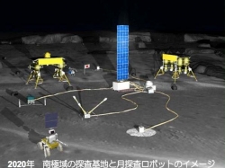 Japończycy chcą zbudować stację robotów na księżycu przed 2020r