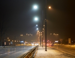 Oprawy LED na ulicach Krakowa