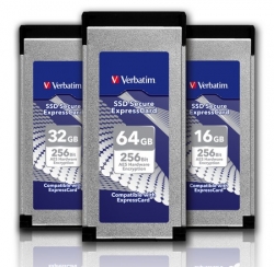 Verbatim SSD Secure ExpressCard z 256-bitowym szyfrowaniem danych