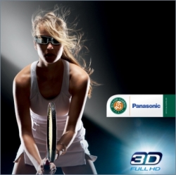 Turniej Rolanda Garrosa w 3D w Polsce dzięki Panasonic i Eurosport