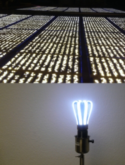 Świecący "atrament" z mikrodiodami LED
