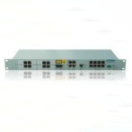 MEGAFOX&#45;E16 Światłowodowy multiplekser 16xE1 G.703 2048kbit/s&#43;Ethernet 10/100Mbit /FO SM