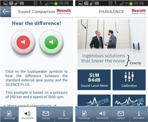 Fit4Silence - nowa aplikacja do pomiaru hałasu firmy Bosch Rexroth