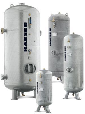 Zbiornik na sprężone powietrze firmy Kaeser Kompressoren