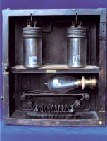 Rys. 5.  Pierwszy elektrolityczny licznik Edisona, patent amerykański z 1881 roku  [1]