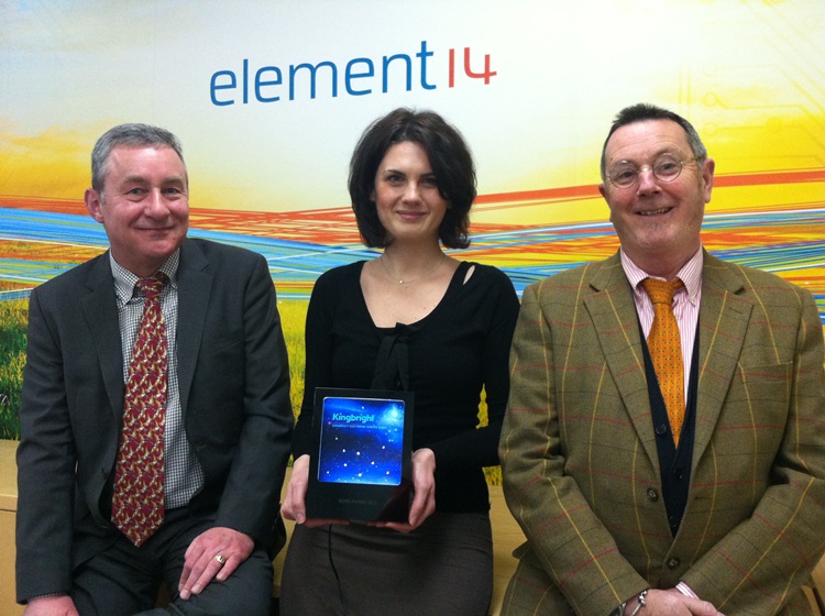 Farnell element14 nagrodzony przez firmę Kingbright  za wzrost sprzedaży produktów LED
